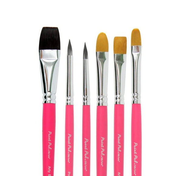 Paint Pal Variety Brush Collection (6 Brush Set)