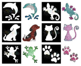Cat glitter tattoo