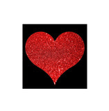 Heart - Glitter Tattoo Stencil 1pc