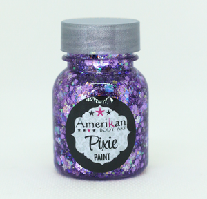 purple chunky glitter 