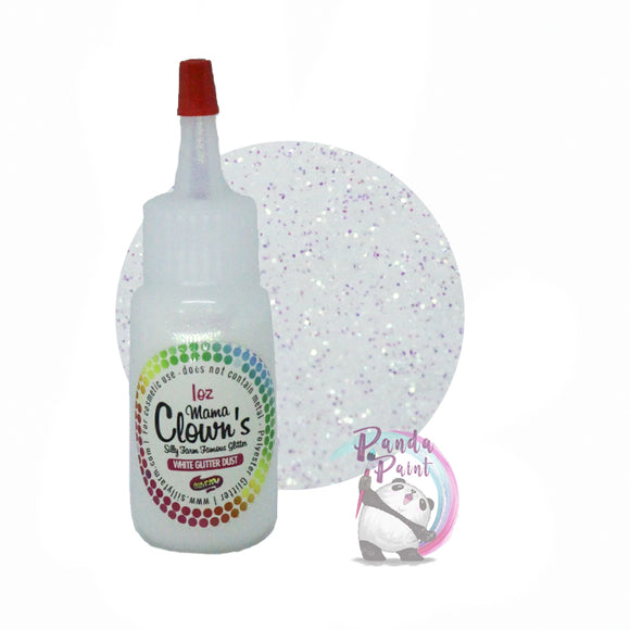 White Glitter - Mama Clown - 1oz Poofer Bottle